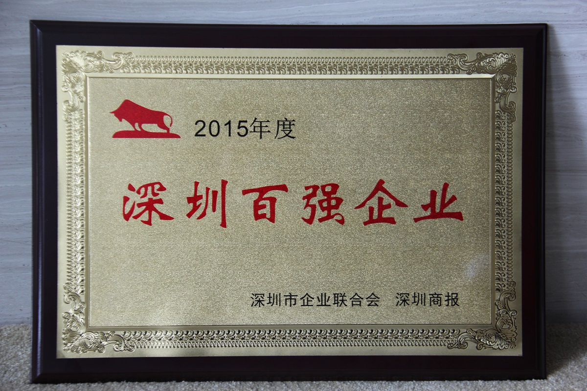 2015 深圳百強企業(yè)